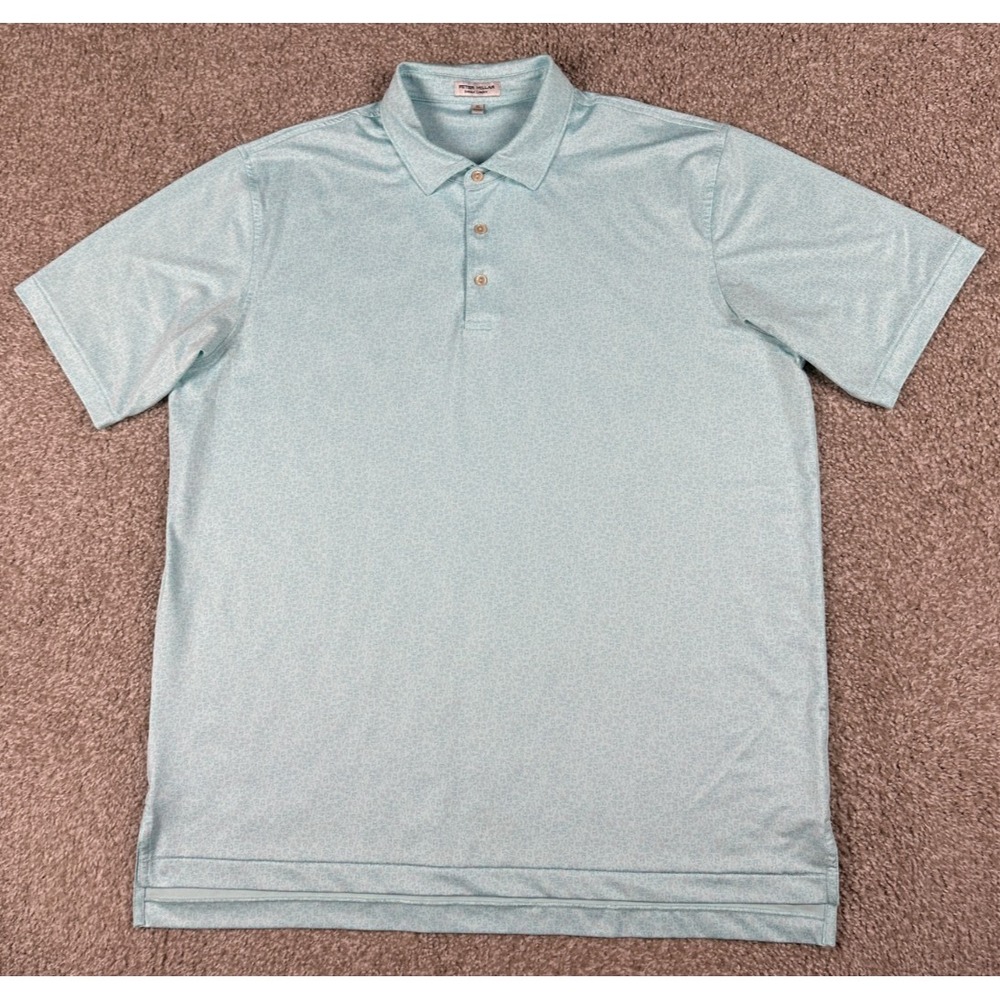 Peter Millar Summer Comfort Polo Shirt Mens XL Dazed And Transfused‎ Cocktail